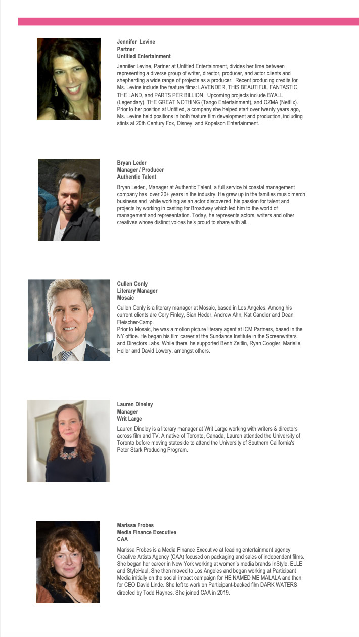 Agents and Managers participants
